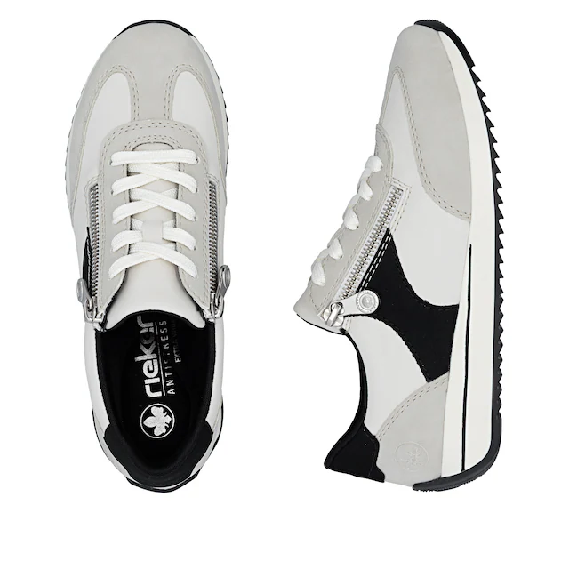 Rieker Sneaker Schnürschuh, Halbschuh, Freizeitsneaker mit Kontrastdetails