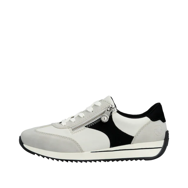Rieker Sneaker Schnürschuh, Halbschuh, Freizeitsneaker mit Kontrastdetails