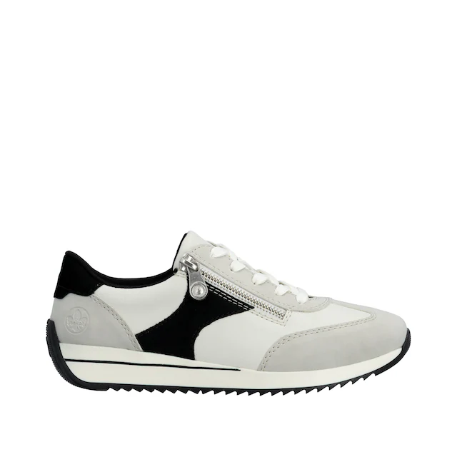 Rieker Sneaker Schnürschuh, Halbschuh, Freizeitsneaker mit Kontrastdetails