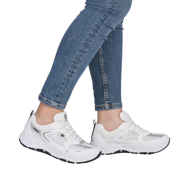 Rieker Plateausneaker Schnürschuh, Freizeitsneaker, Halbschuh mit MemoSoft-Innensohle