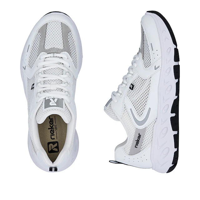 Rieker Plateausneaker Schnürschuh, Freizeitsneaker, Halbschuh mit MemoSoft-Innensohle