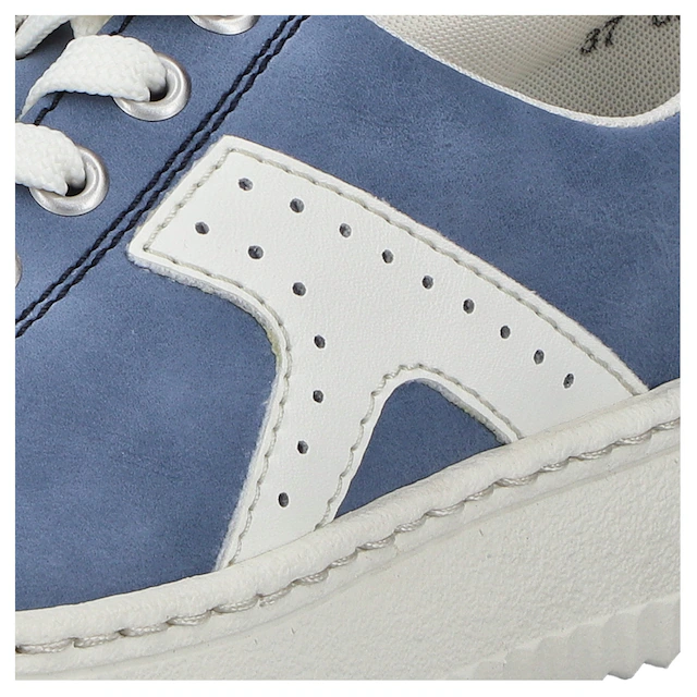 Rieker Plateausneaker Schnürschuh, Halbschuh, Freizeitsneaker mit modischer Plateausohle