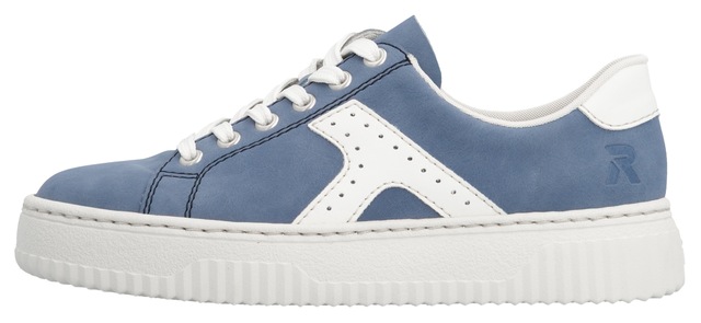 Rieker Plateausneaker Schnürschuh, Halbschuh, Freizeitsneaker mit modischer Plateausohle