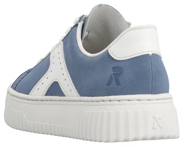 Rieker Plateausneaker Schnürschuh, Halbschuh, Freizeitsneaker mit modischer Plateausohle