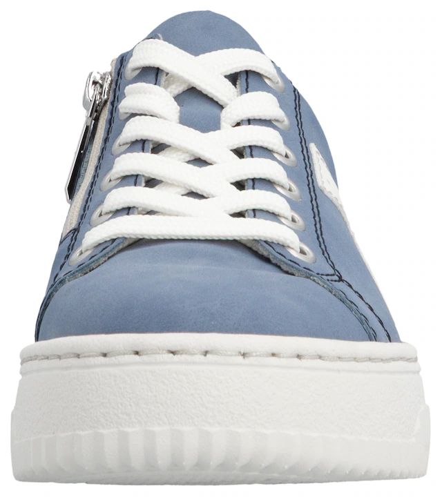 Rieker Plateausneaker Schnürschuh, Halbschuh, Freizeitsneaker mit modischer Plateausohle