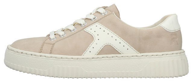 Rieker Plateausneaker Schnürschuh, Halbschuh, Freizeitsneaker mit modischer Plateausohle