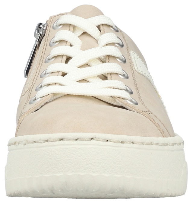 Rieker Plateausneaker Schnürschuh, Halbschuh, Freizeitsneaker mit modischer Plateausohle