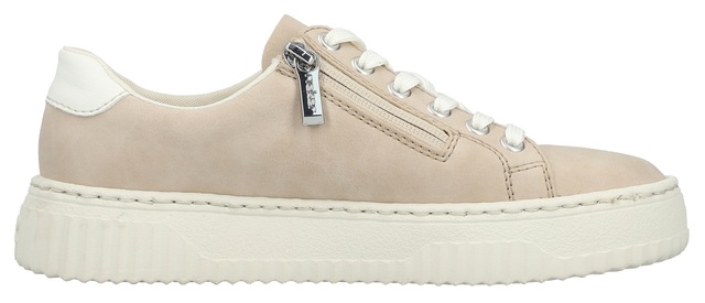Rieker Plateausneaker Schnürschuh, Halbschuh, Freizeitsneaker mit modischer Plateausohle