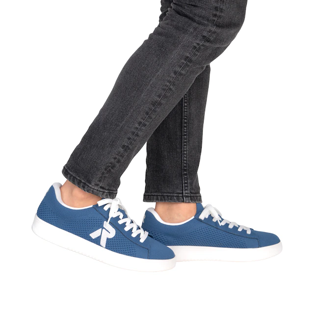 RIEKER Sport Slip-On Sneaker »Swing2GO« Schlupfschuh, Freizeitsneaker mit aufgesetzter Schnürung