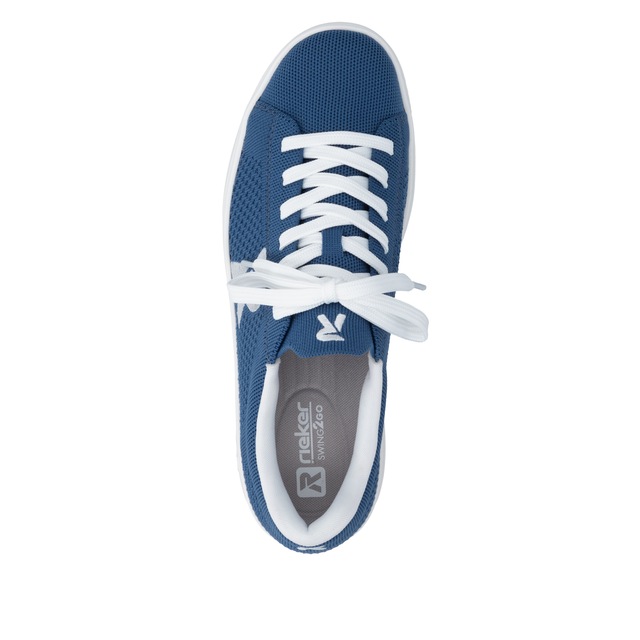 RIEKER Sport Slip-On Sneaker »Swing2GO« Schlupfschuh, Freizeitsneaker mit aufgesetzter Schnürung