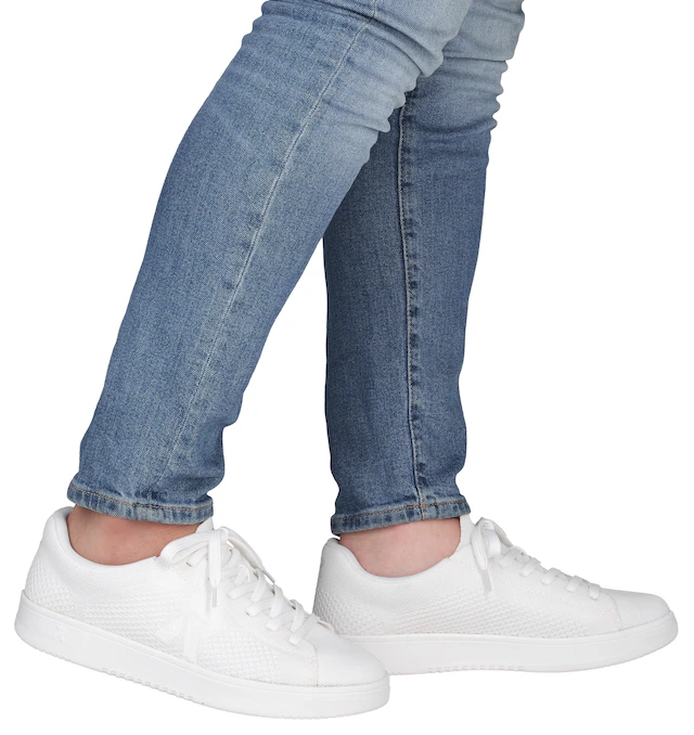 RIEKER Sport Slip-On Sneaker »Swing2GO« Schlupfschuh, Freizeitsneaker mit aufgesetzter Schnürung