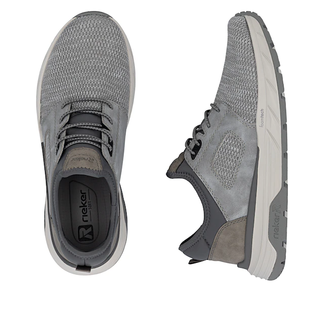 Rieker Slip-On Sneaker Slipper, Schlupfschuh, Halbschuh, Freizeitsneaker mit Gummizug