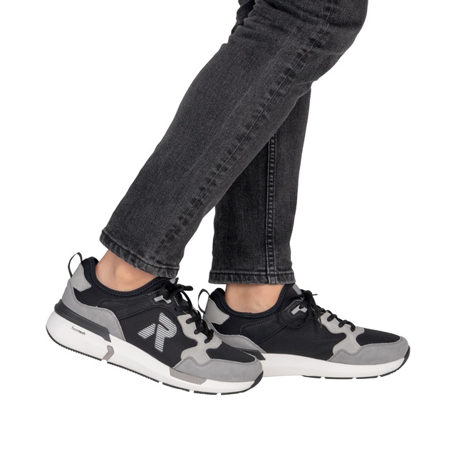 RIEKER Sport Slip-On Sneaker Schlupfschuh, Sportschuh, Freizeitsneaker mit Memory-Foam Innensohle