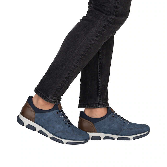 Rieker Slip-On Sneaker Slipper, Schlupfschuh, Halbschuh, Freizeitsneaker mit Gummizug