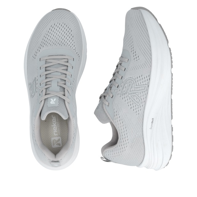 RIEKER Sport Plateausneaker Freizeitsneaker, Halbschuh, Schnürschuh mit Plateau