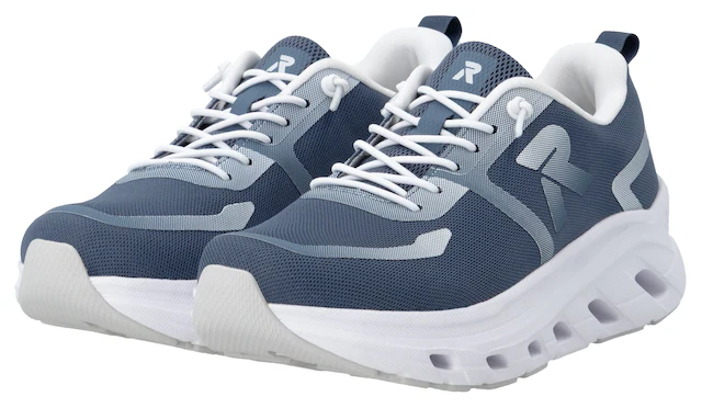 RIEKER Sport Slip-On Sneaker Sportschuh, Freizeitsneaker, Halbschuh zum Schlupfen