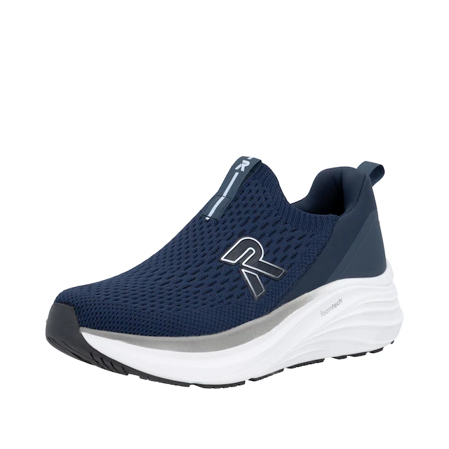 RIEKER Sport Slipper Slipper, Schlupfschuh, Freizeitsneaker mit sockenähnlichem Einstieg