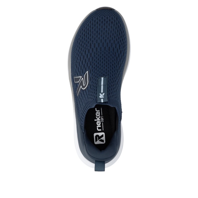 RIEKER Sport Slipper Slipper, Schlupfschuh, Freizeitsneaker mit sockenähnlichem Einstieg