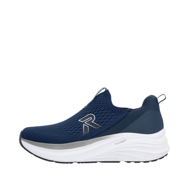 RIEKER Sport Slipper Slipper, Schlupfschuh, Freizeitsneaker mit sockenähnlichem Einstieg
