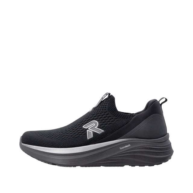 RIEKER Sport Slipper Slipper, Schlupfschuh, Freizeitsneaker mit sockenähnlichem Einstieg