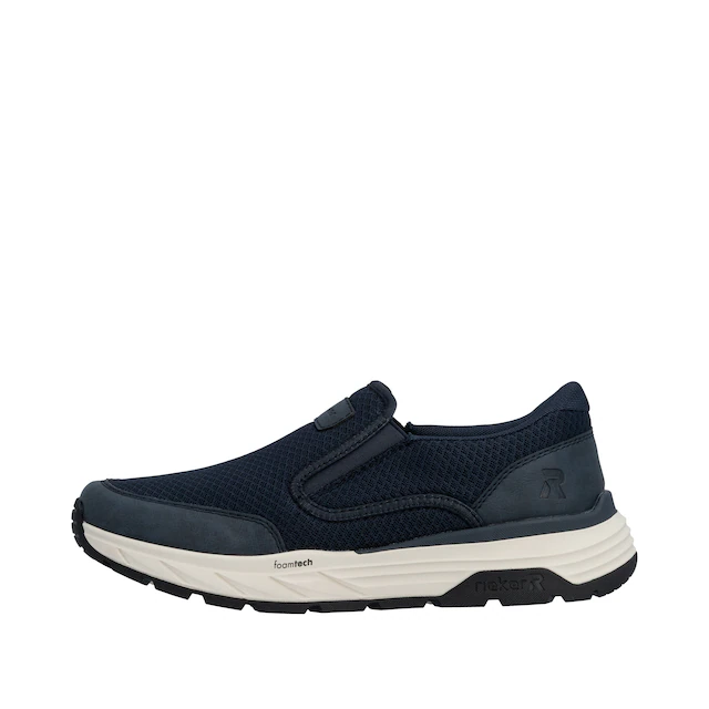 Rieker Slip-On Sneaker Slipper, Schlupfschuh, Halbschuh, Freizeitsneaker mit Gummizüge