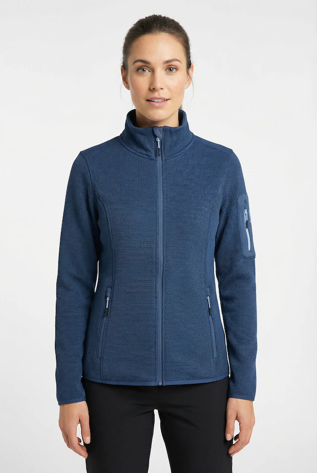 Icepeak Fleecejacke »BOWERSVILLE« mit Reißverschlusstaschen und Ärmeltasche, schnell trocknend