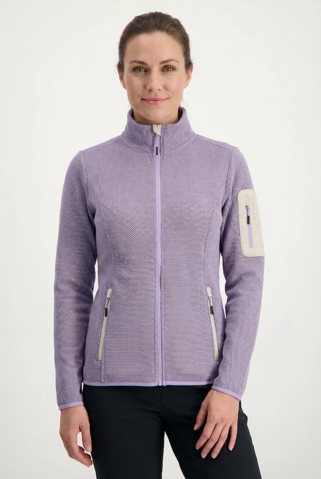 Icepeak Fleecejacke »BOWERSVILLE« mit Reißverschlusstaschen und Ärmeltasche, schnell trocknend