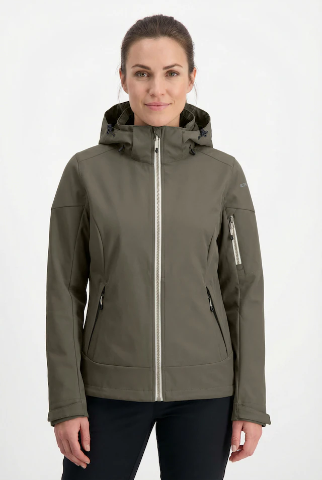 Icepeak Softshelljacke »BATHGATE« wasserdicht, wasserabweisend, aus Polyester, atmungsaktiv