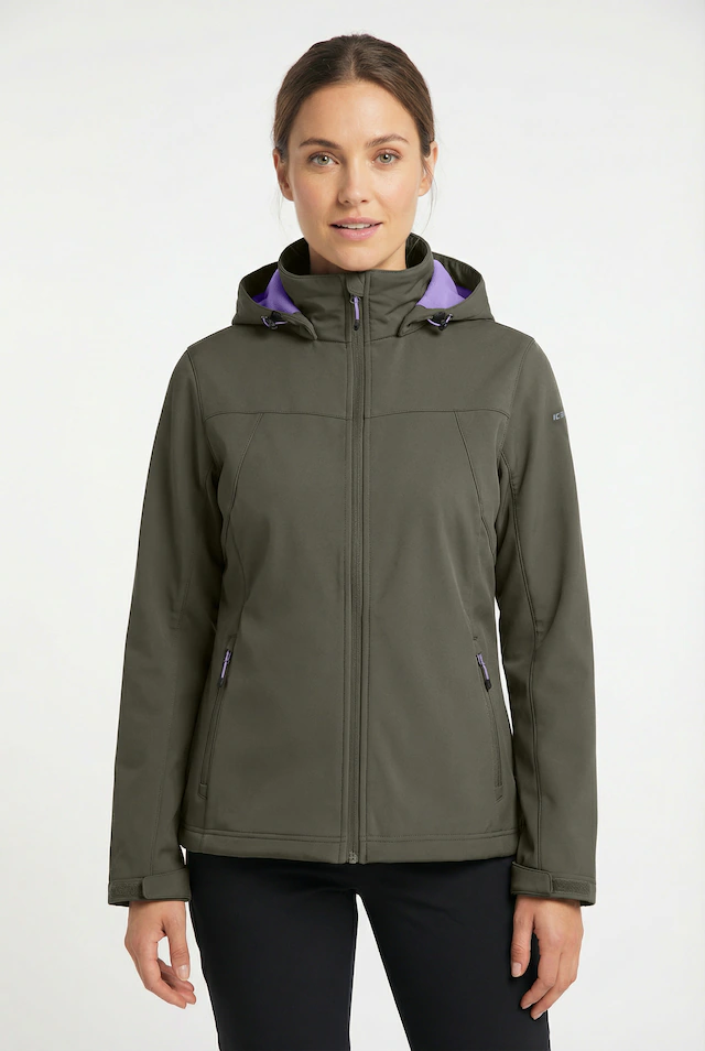 Icepeak Softshelljacke »BOISE« wasserabweisendes Material, atmungsaktiv