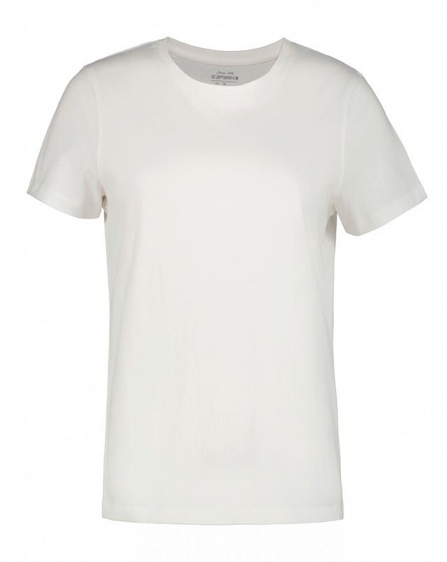 Icepeak T-Shirt »ISLETON« mit O-Ausschnitt, aus Baumwolle, gerader Saum