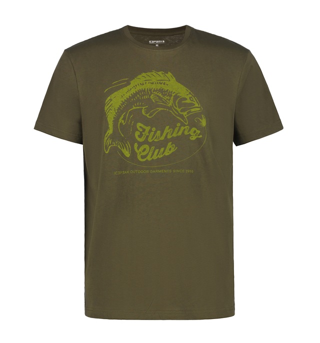 Icepeak T-Shirt »MILLINGTON« Print T-Shirt, aus Baumwolle