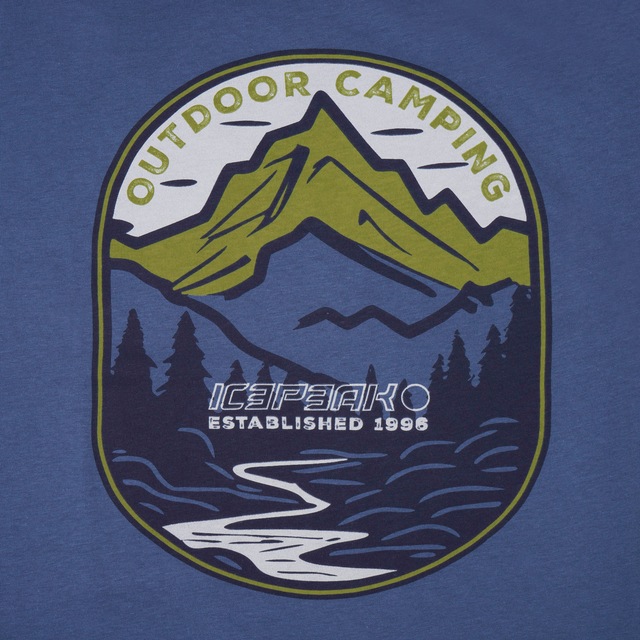 Icepeak T-Shirt »MILLINGTON« Print T-Shirt, aus Baumwolle