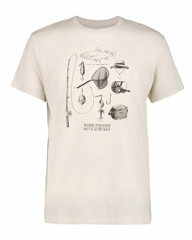 Icepeak T-Shirt »MILLINGTON« Print T-Shirt, aus Baumwolle