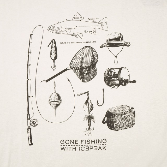 Icepeak T-Shirt »MILLINGTON« Print T-Shirt, aus Baumwolle