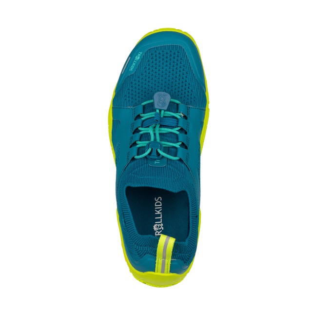 TROLLKIDS Barfußschuh »KIDS NORDLAND BAREFOOT HIKER« Mit Vibram Sohle, Schnürsenkel mit Schnellverschluß