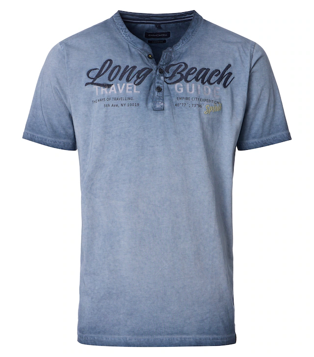 CASAMODA Henleyshirt »CASAMODA Henley Print«