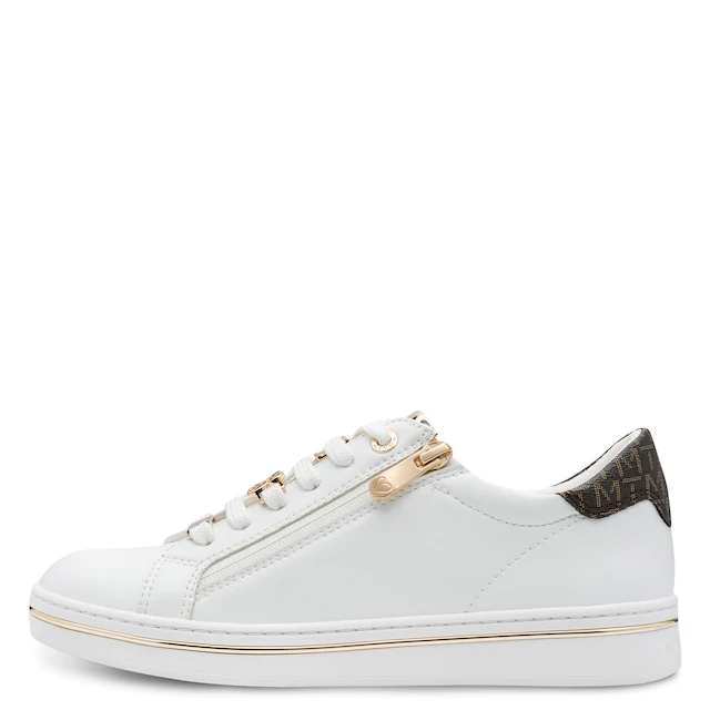MARCO TOZZI Plateausneaker , Freizeitschuh, Halbschuh, Schnürschuh mit Logoschriftzug
