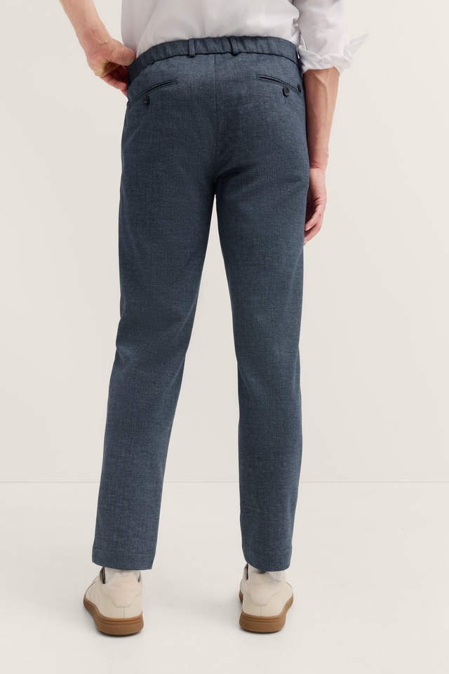 bugatti Bundfaltenhose »Tapered Fit« mit Flexcity Jersey Stretch