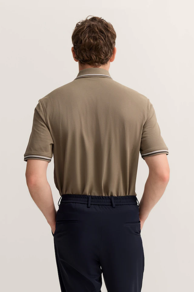 bugatti Poloshirt »Modern Fit« Basic Essential aus Baumwolle