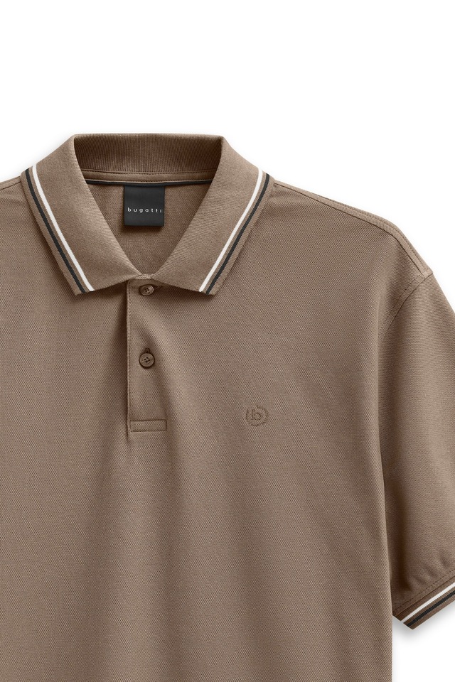 bugatti Poloshirt »Modern Fit« Basic Essential aus Baumwolle