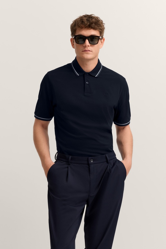 bugatti Poloshirt »Modern Fit« Basic Essential aus Baumwolle