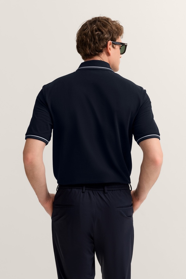 bugatti Poloshirt »Modern Fit« Basic Essential aus Baumwolle