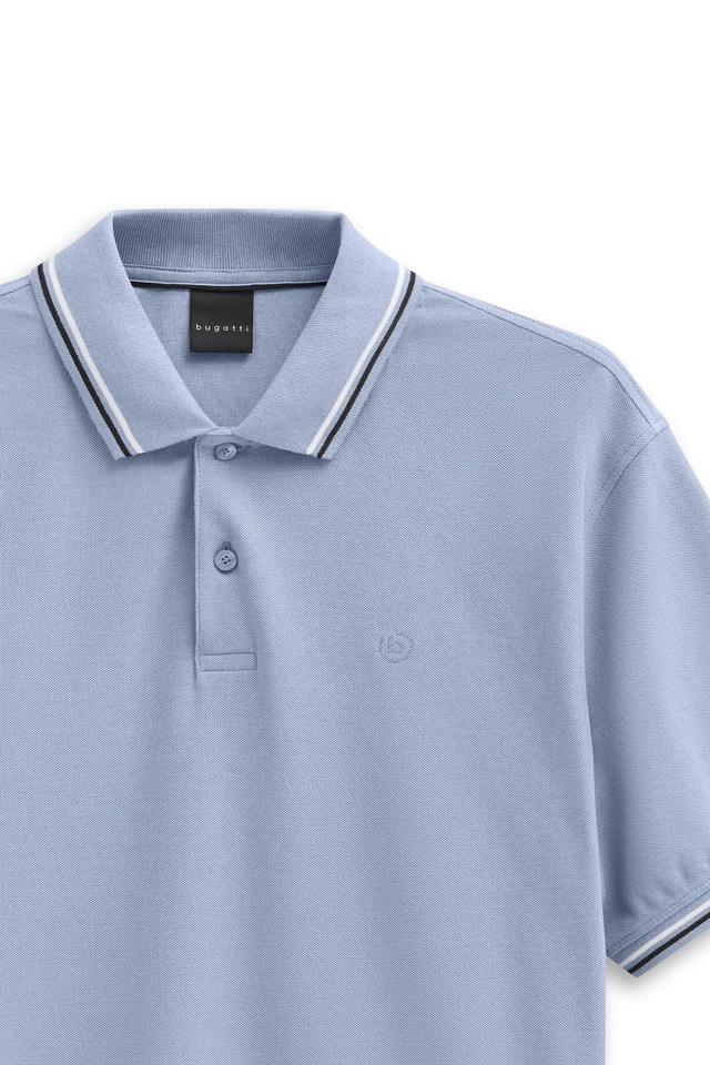 bugatti Poloshirt »Modern Fit« Basic Essential aus Baumwolle