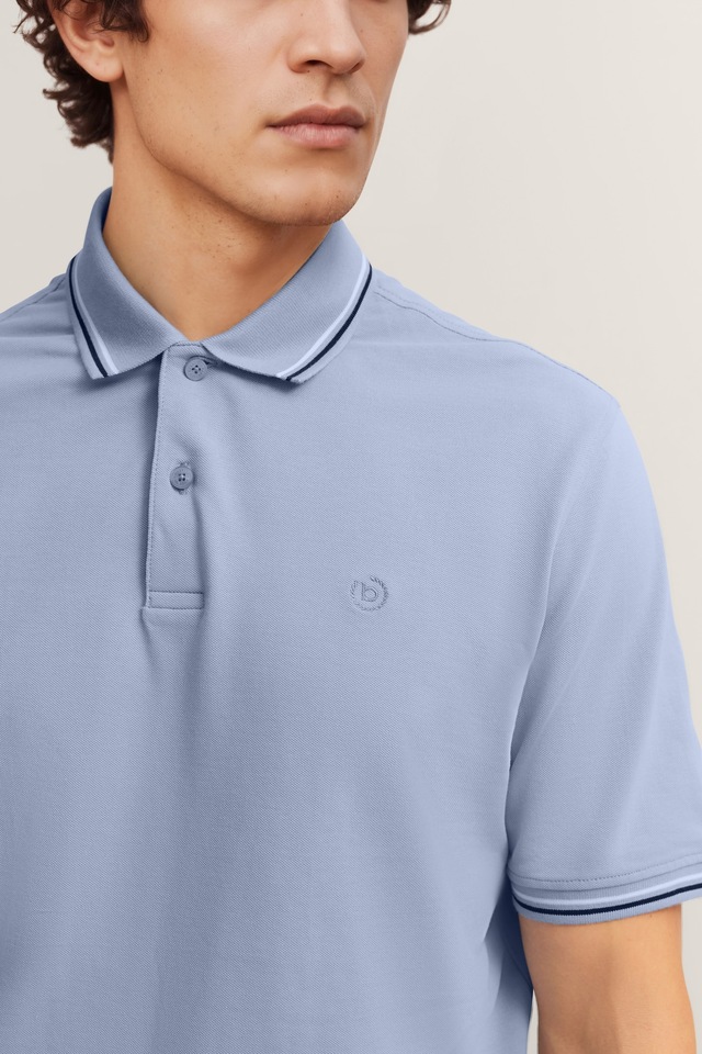 bugatti Poloshirt »Modern Fit« Basic Essential aus Baumwolle
