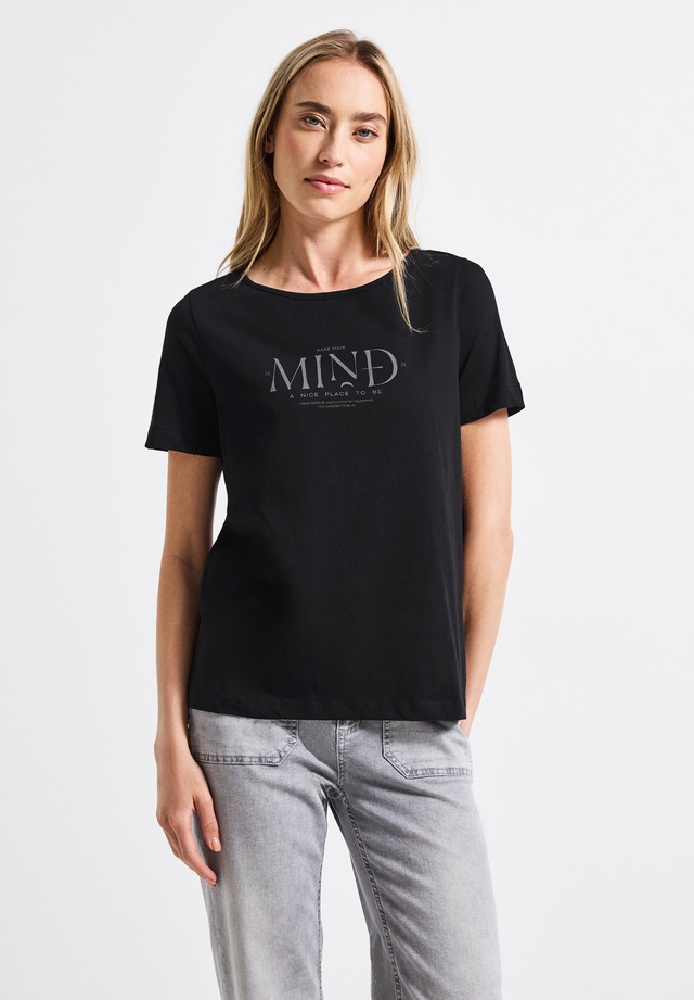 STREET ONE T-Shirt mit Rundhalsausschnitt