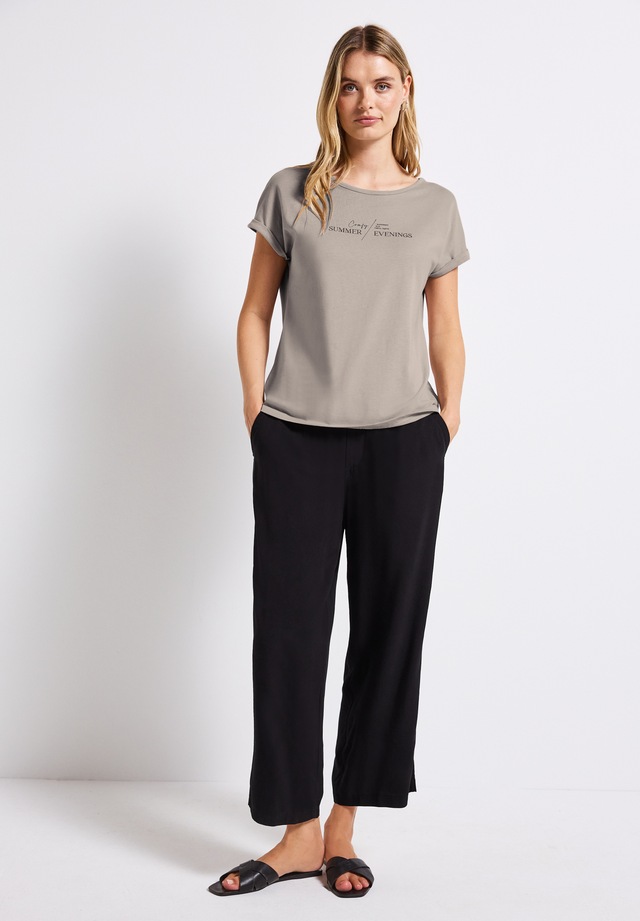 STREET ONE T-Shirt aus Baumwolle mit Stretchante