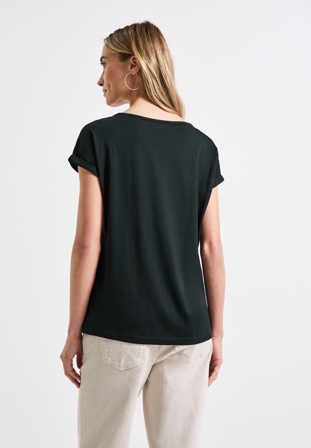 STREET ONE T-Shirt aus Baumwolle mit Stretchante