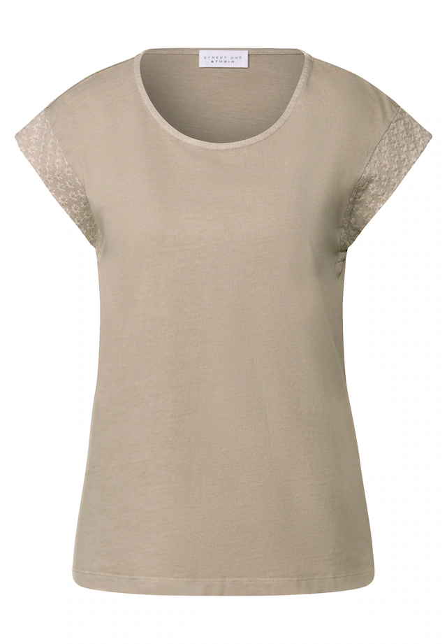 STREET ONE STUDIO T-Shirt aus reiner Baumwolle