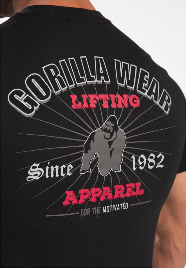 Gorilla Wear Funktionsshirt mit coolem, großem Rückenprint