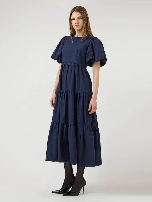 Y.A.S Midikleid »YASCOLEA SS ANKLE DRESS S. NOOS« Sommerkleid, Baumwolle, knöchellang